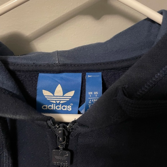 Adidas Dark Blue Hoodie - Picture 2 of 2